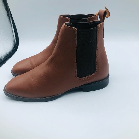 ASOS women’s‎ Brown leather ankle boots, size UK 4 US 6 - Picture 3 of 9